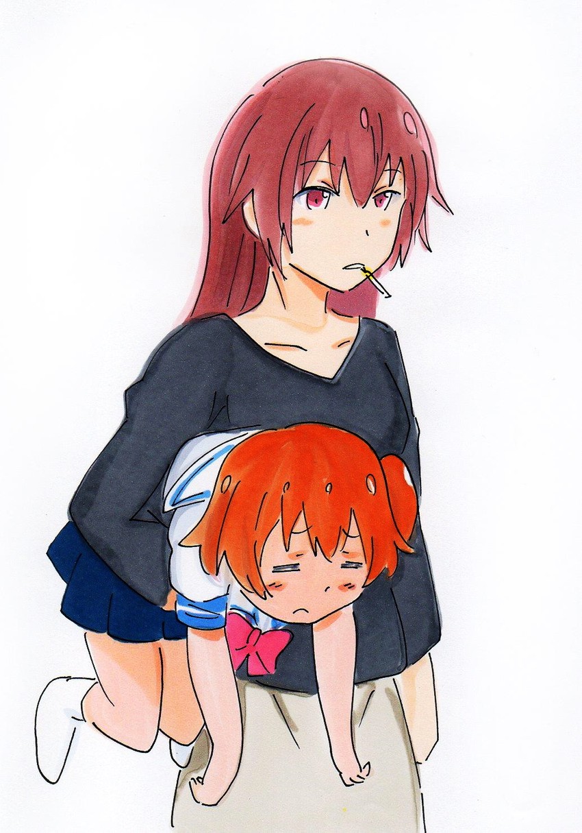 hoshino hinata and hoshino chizuru (watashi ni tenshi ga maiorita!) drawn by potekite