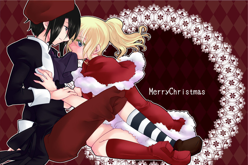 ushiromiya jessica and kanon (umineko no naku koro ni) drawn by koougi