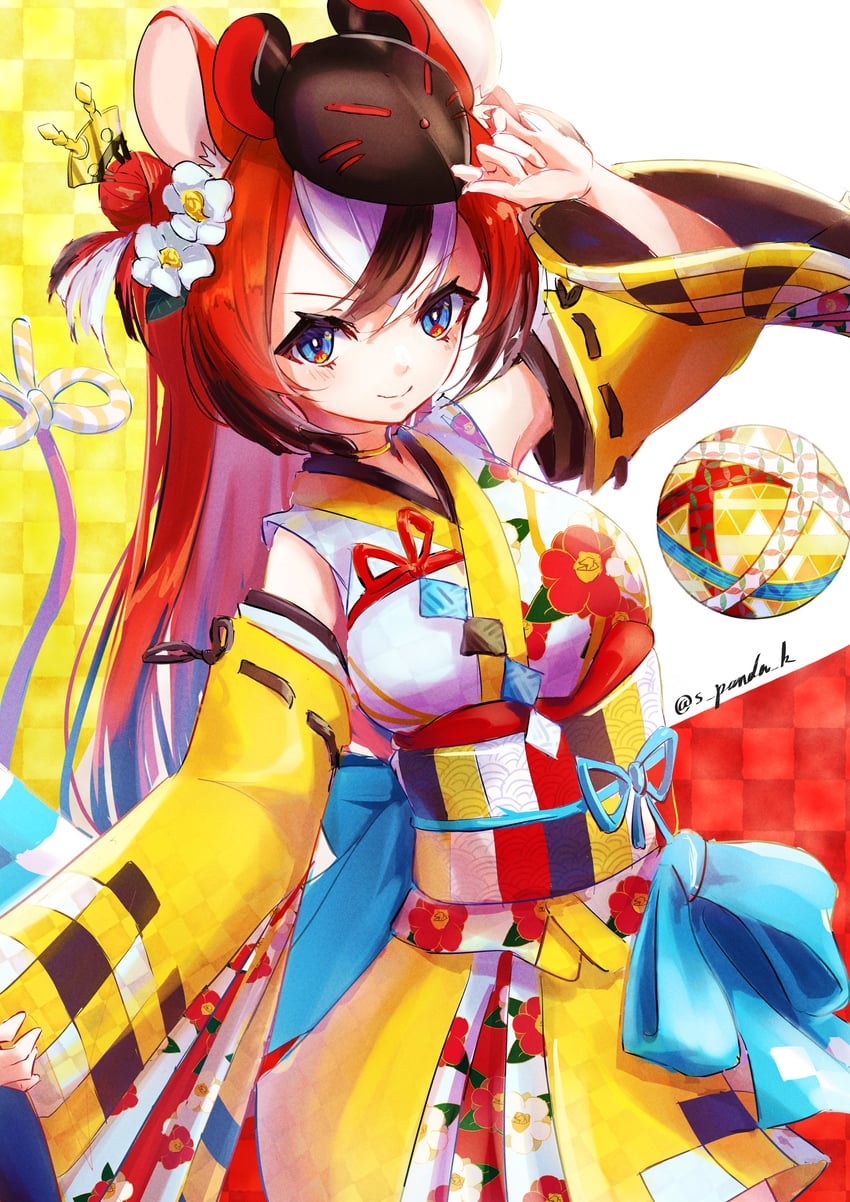 hakos baelz (hololive and 1 more) drawn by s_panda_k