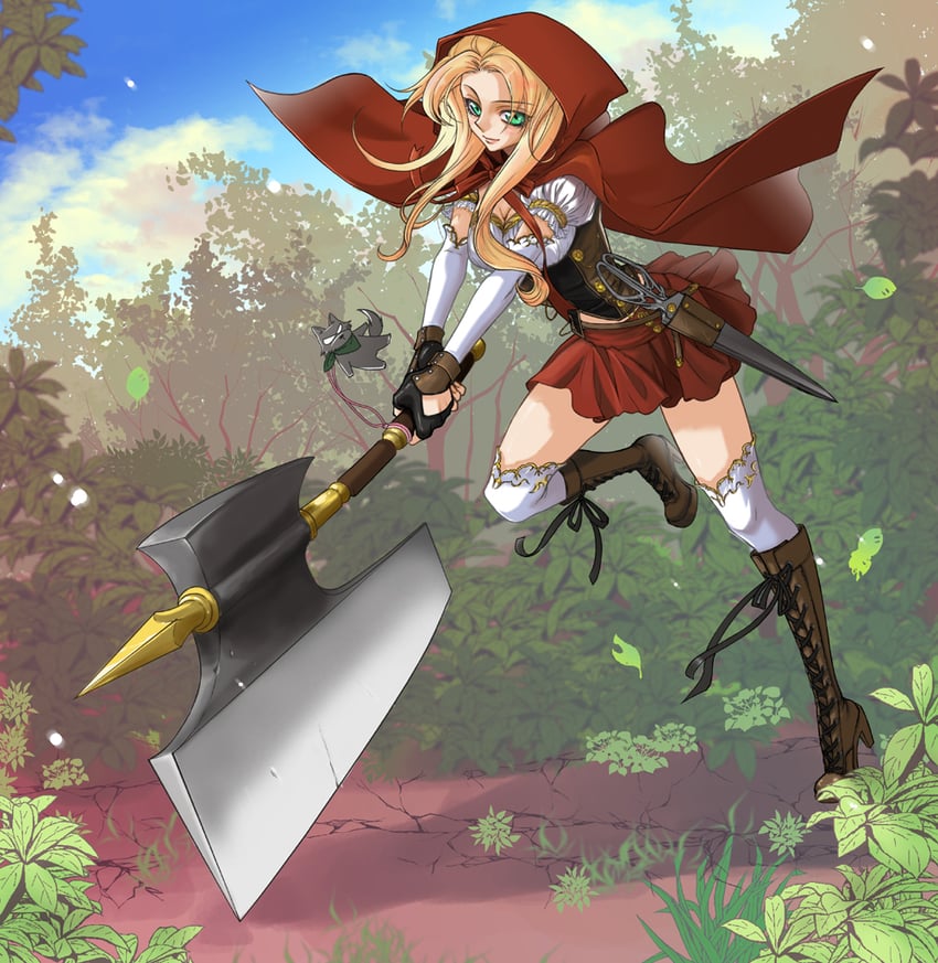 little red riding hood (original and 1 more) drawn by berzess