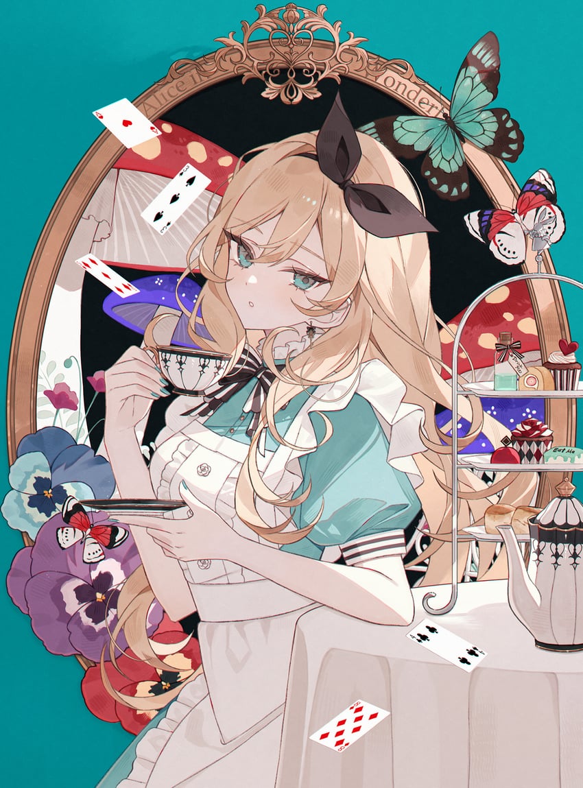 alice (alice's adventures in wonderland) drawn by satsuki_(miicat)