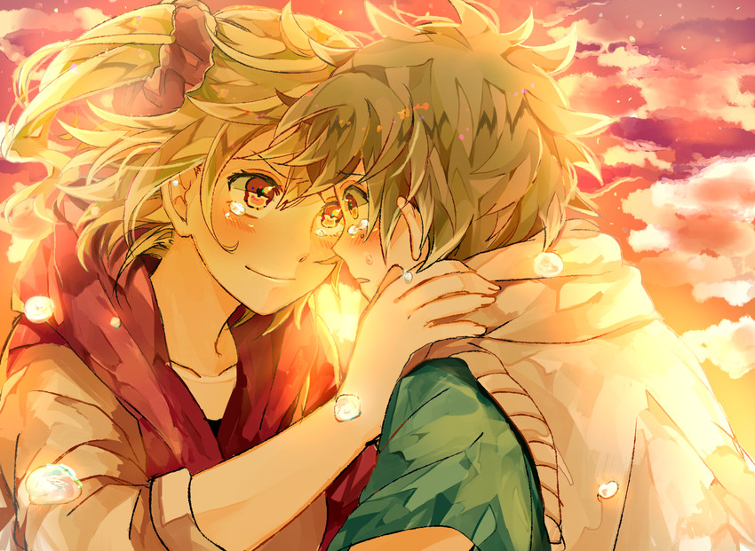 kisaragi momo and amamiya hibiya (kagerou project and 1 more) drawn by mitsu_yomogi