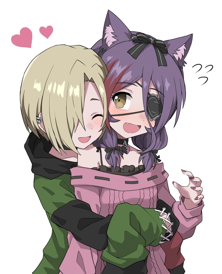 shirasaka koume and hayasaka mirei (idolmaster and 2 more) drawn by halulu