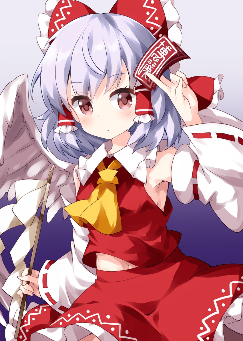 hakurei reimu and kishin sagume (touhou) drawn by ruu_(tksymkw)