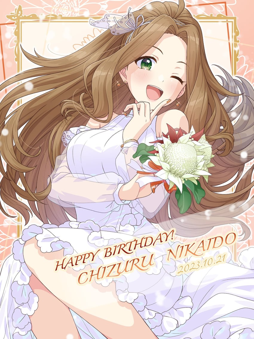 nikaido chizuru (idolmaster and 1 more) drawn by shiro_(ongrokm)
