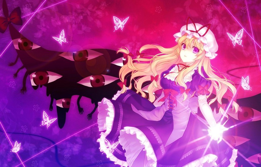 yakumo yukari (touhou and 1 more) drawn by remirya_koumakan
