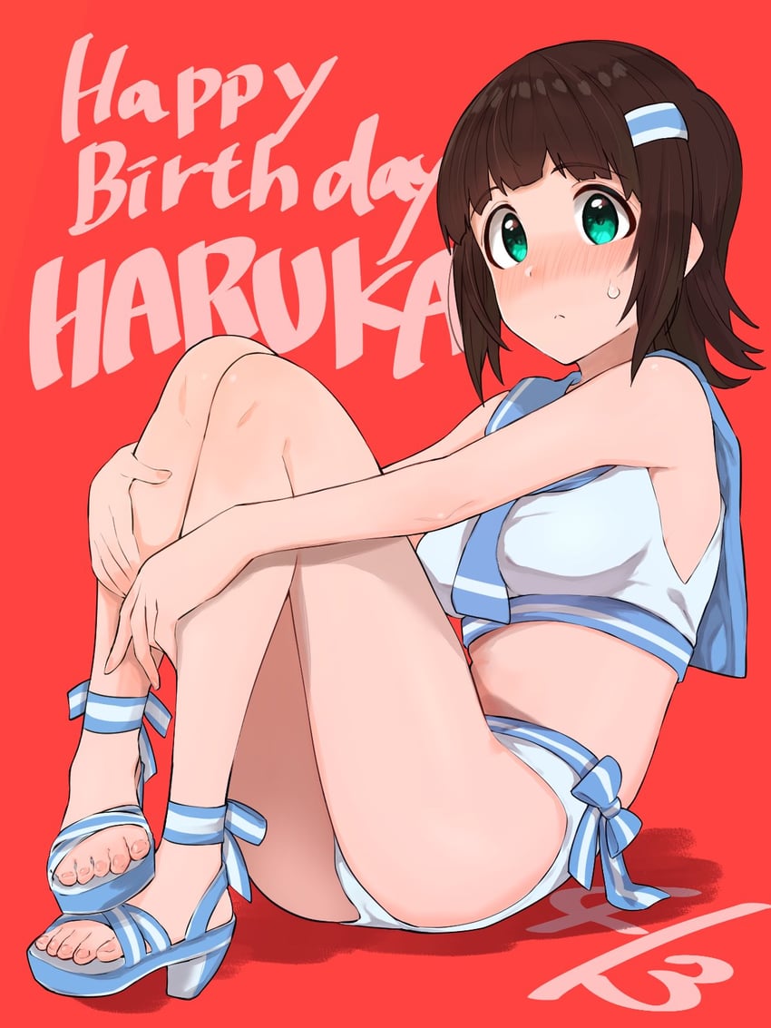 amami haruka (idolmaster and 2 more) drawn by sutora_binsuke