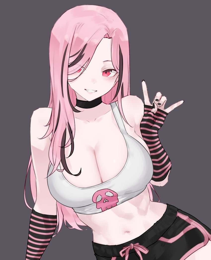 mori calliope (hololive and 1 more) drawn by bluefield