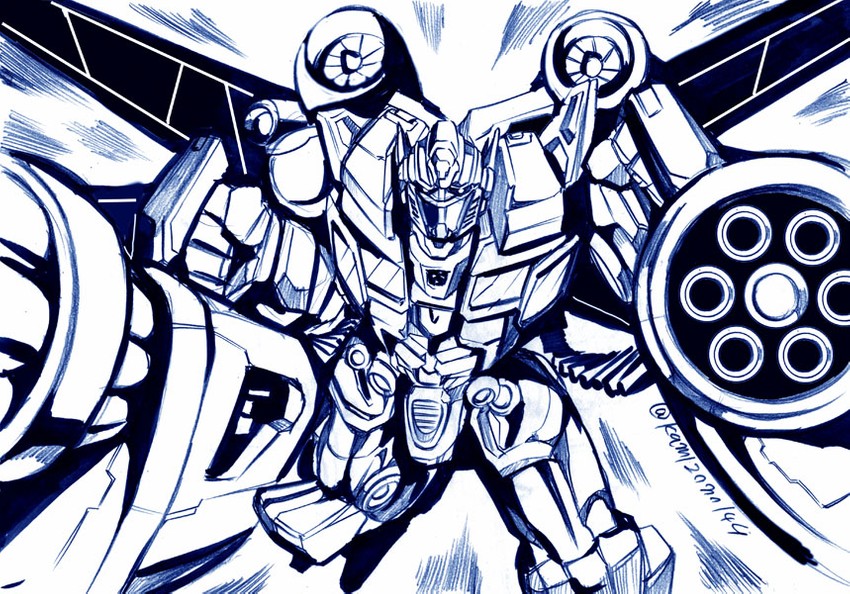 optimus prime (transformers and 1 more) drawn by kamizono_(spookyhouse)
