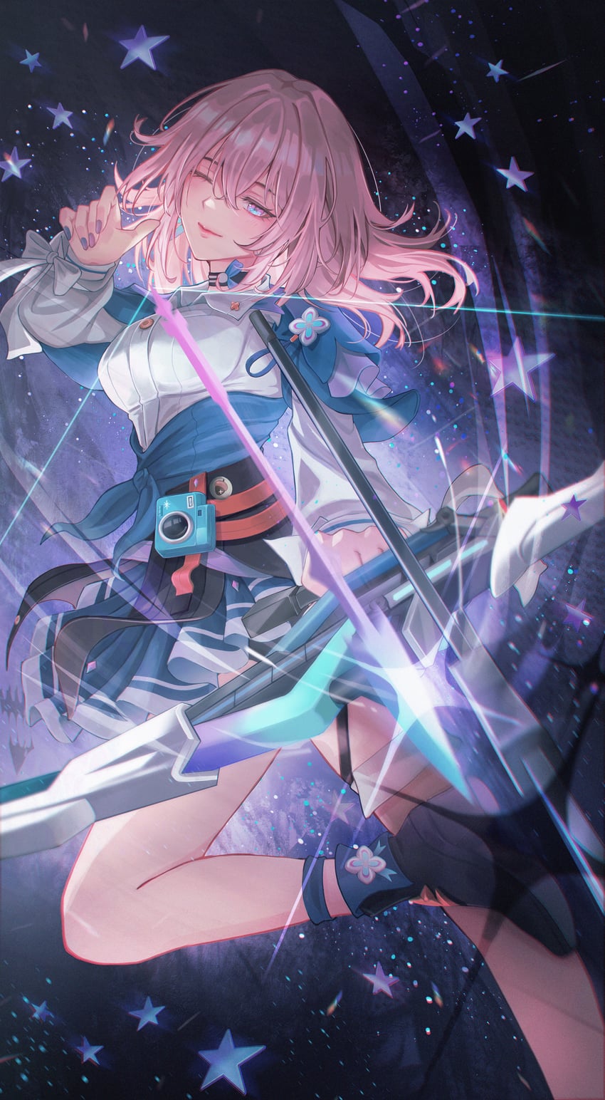 march 7th (honkai and 1 more) drawn by shan_hoshi