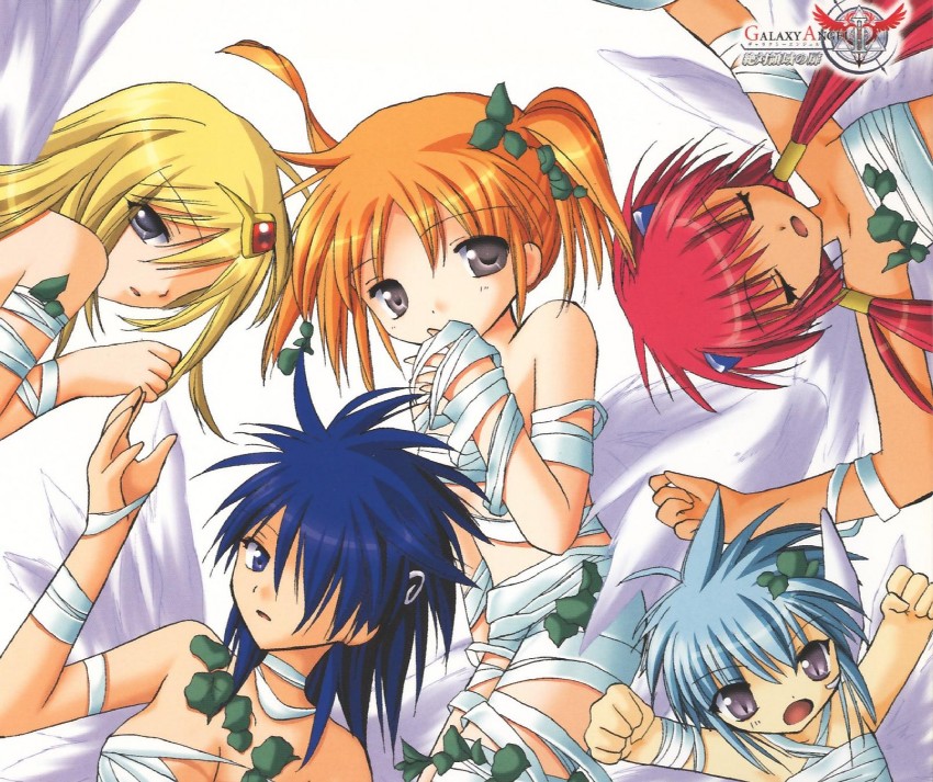 apricot sakuraba, nano-nano pudding, kahlua marjoram, anise azeat, and lily c. sherbet (galaxy angel and 1 more)