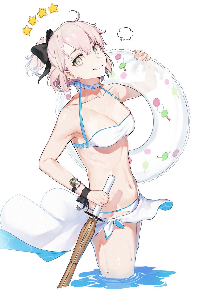 okita souji (fate and 1 more) drawn by hakisou