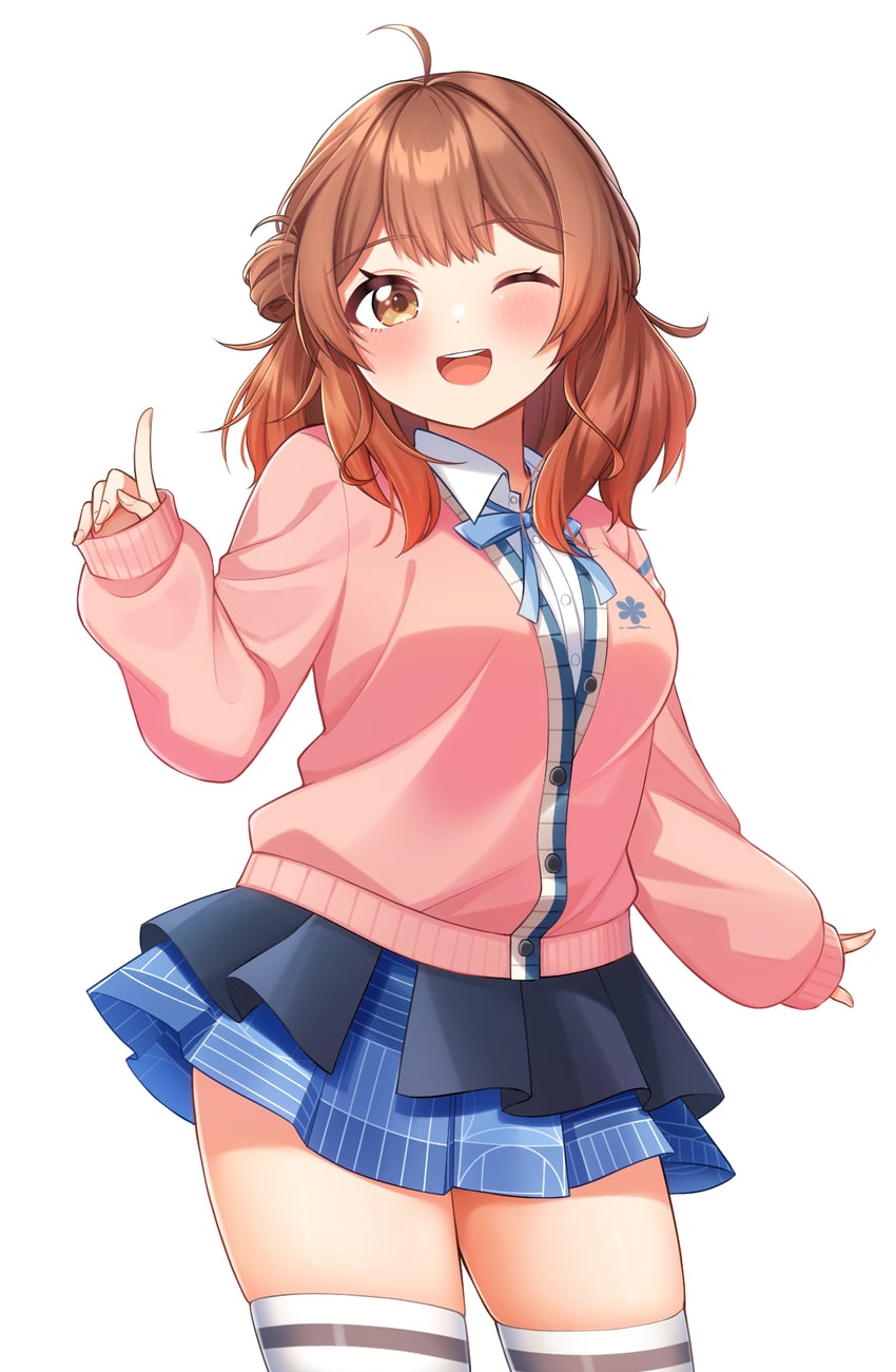 hanami ume (idolmaster and 1 more) drawn by hoshino_reiji