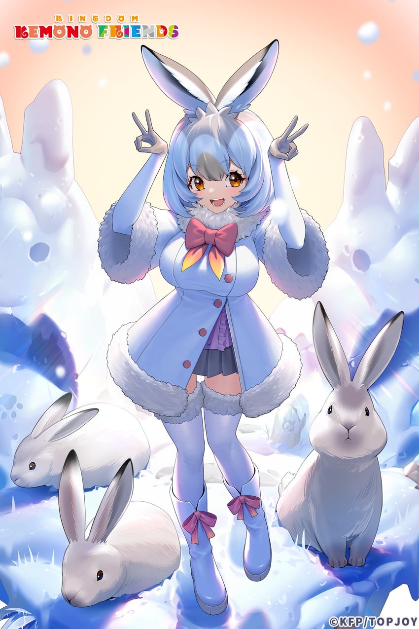 mountain hare (kemono friends and 1 more)