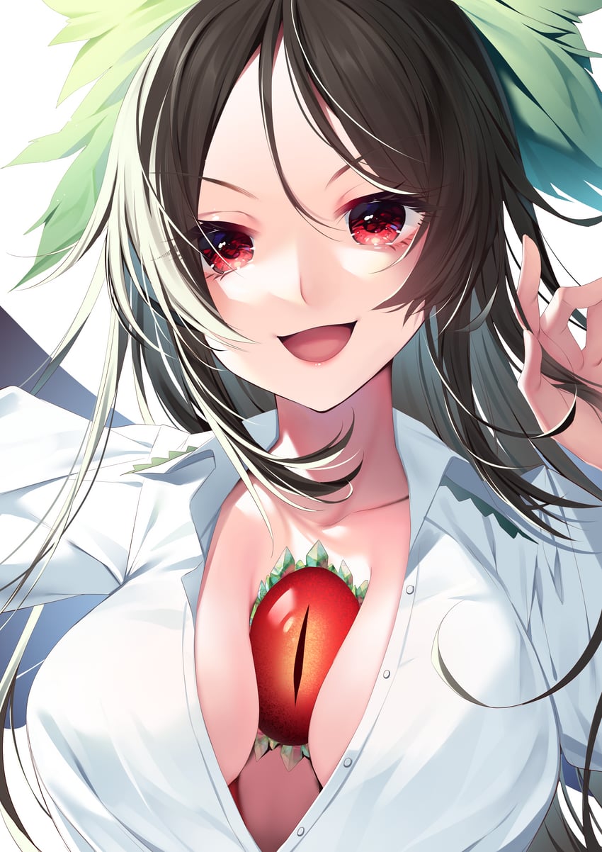 reiuji utsuho (touhou) drawn by kaede_(mmkeyy)