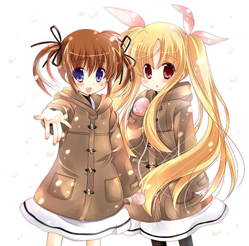 fate testarossa and takamachi nanoha (lyrical nanoha and 2 more) drawn by kanan_asuka