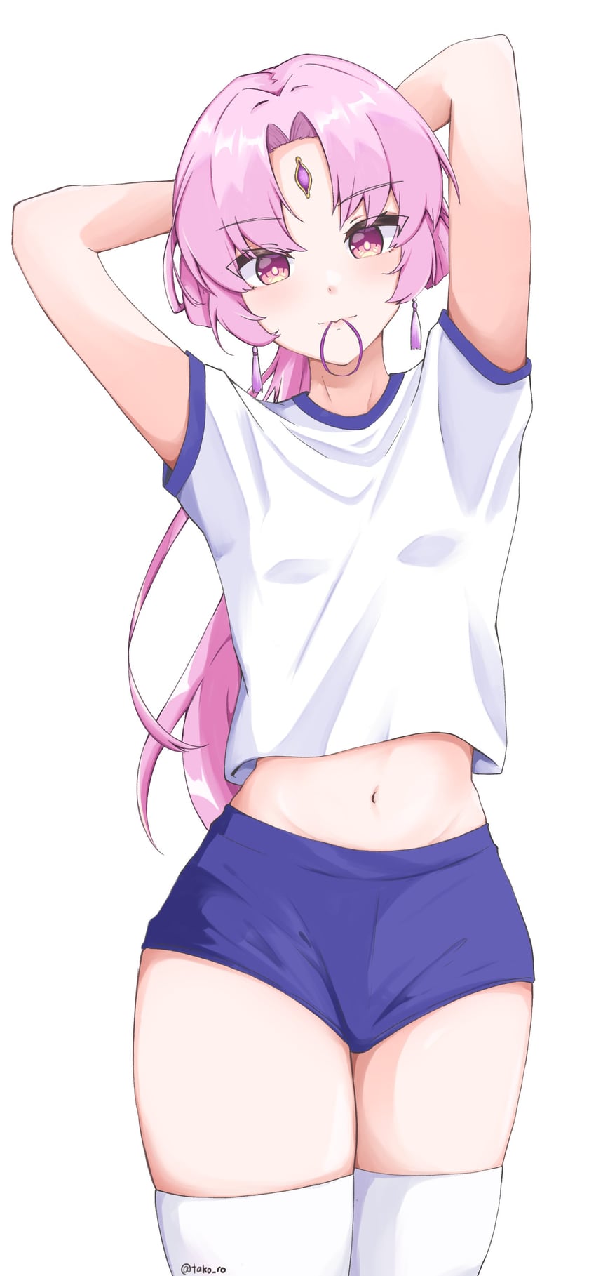 fu xuan (honkai and 1 more) drawn by takoroki