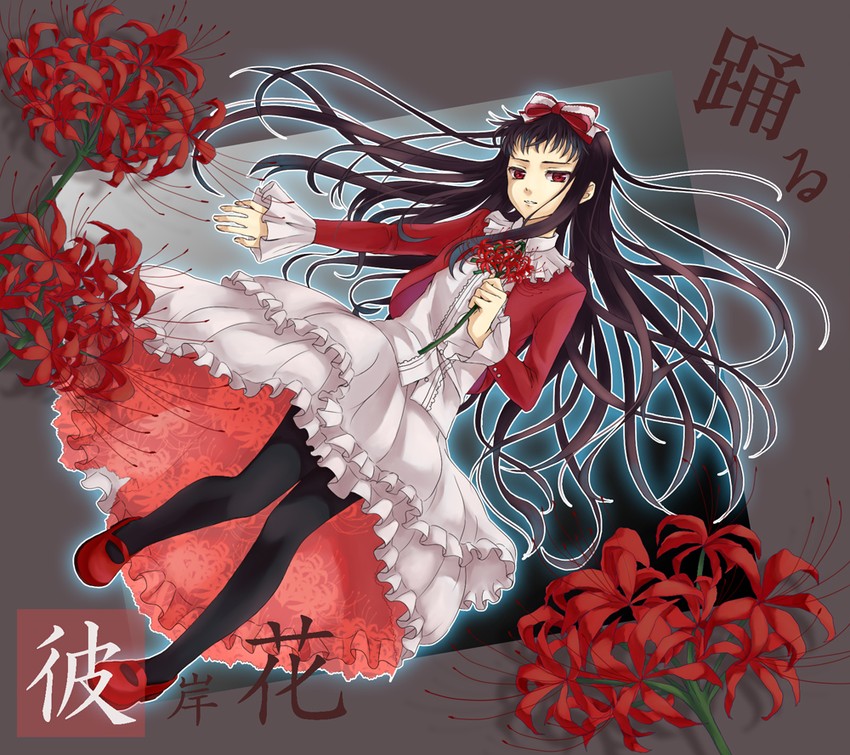 higanbana (higanbana no saku yoru ni) drawn by bekkourico