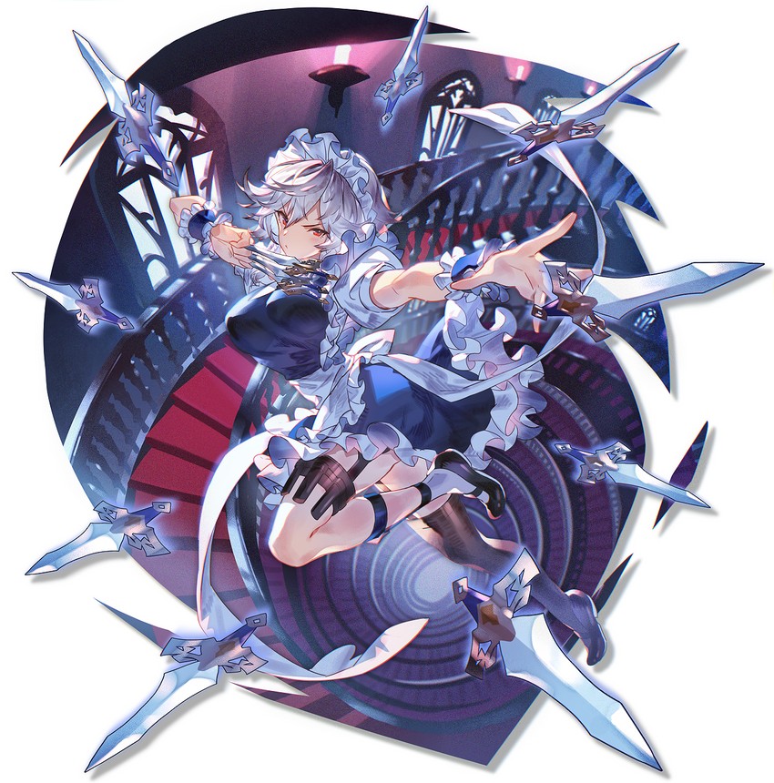 izayoi sakuya (touhou) drawn by u_u_zan