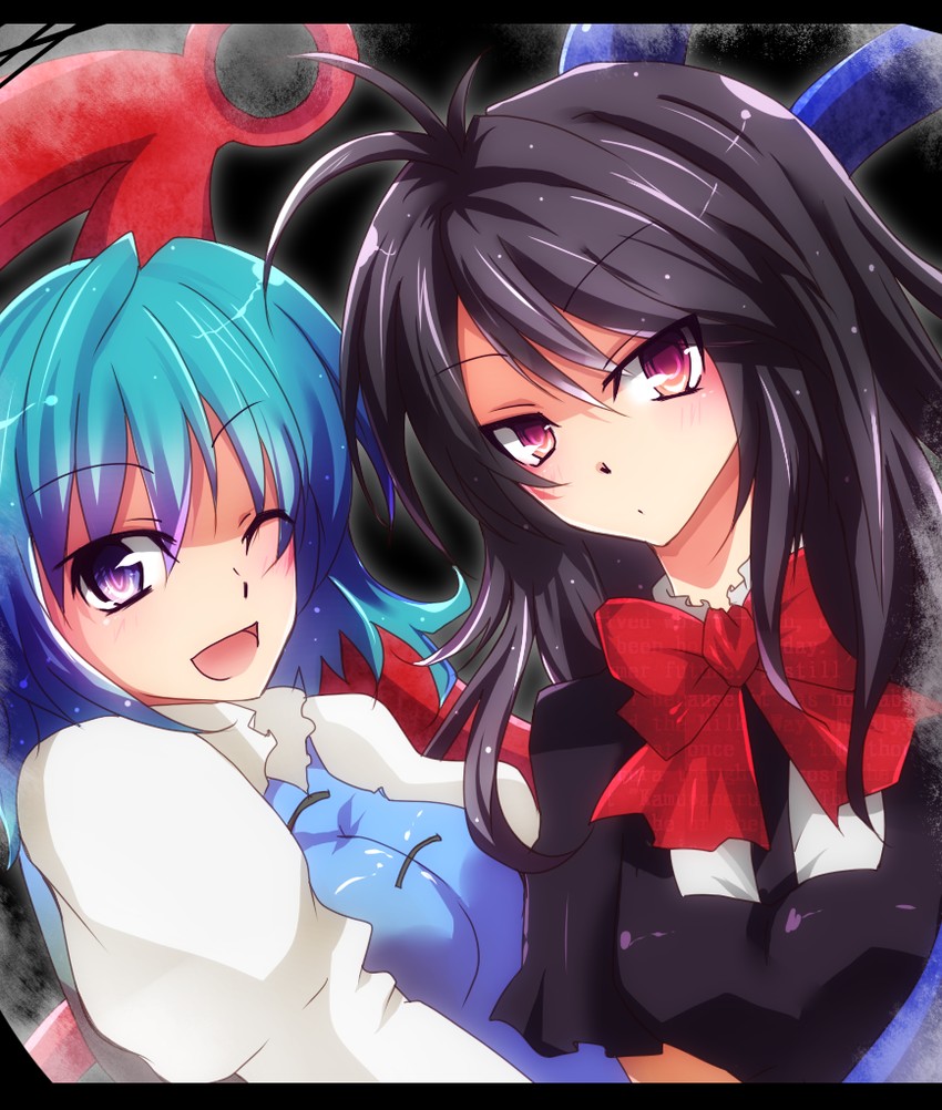 tatara kogasa and houjuu nue (touhou) drawn by hivalu_nagare