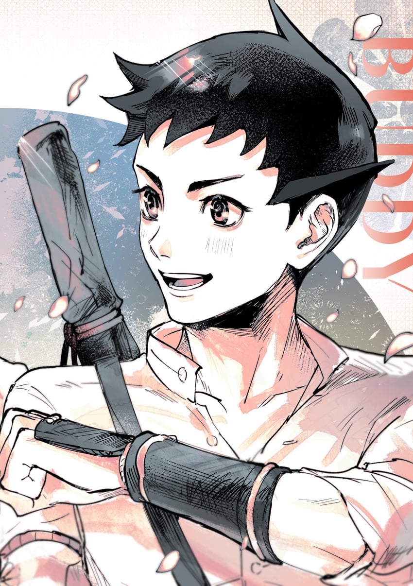 ryunosuke naruhodo (ace attorney and 1 more) drawn by reba_(akeruna)