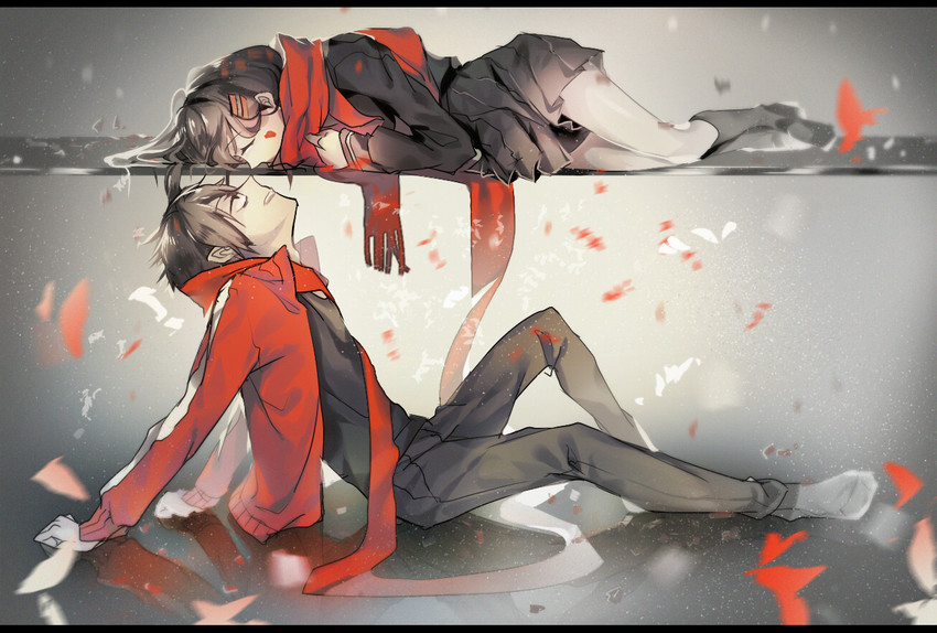 tateyama ayano and kisaragi shintarou (kagerou project) drawn by syeoseul