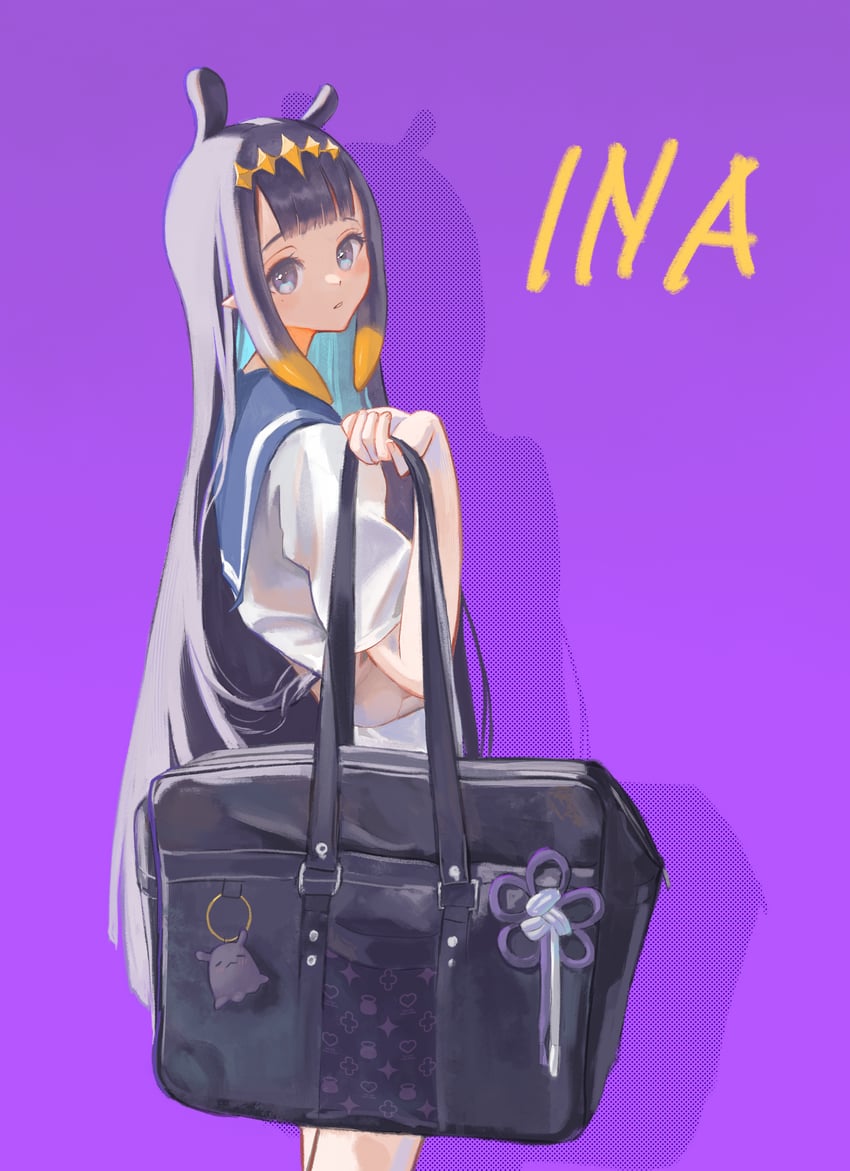 ninomae ina'nis and takodachi (hololive and 1 more) drawn by besi_(besidoesart)
