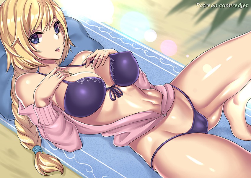 jeanne d'arc (fate and 1 more) drawn by redjet