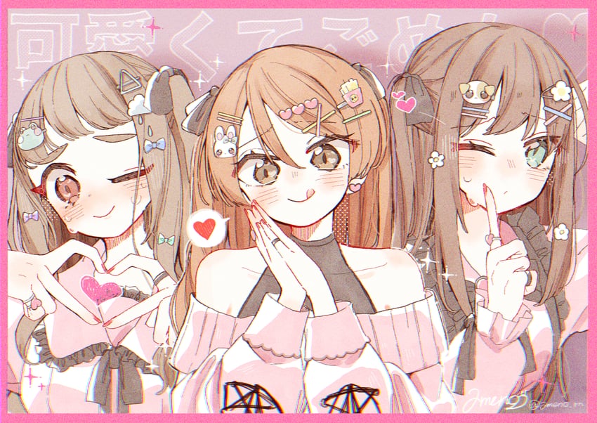 shibuya rin, hojo karen, and kamiya nao (idolmaster and 2 more) drawn by suzugaeru