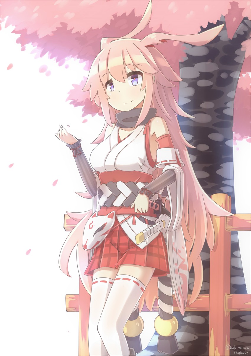 yae sakura (honkai and 1 more) drawn by hinbackc