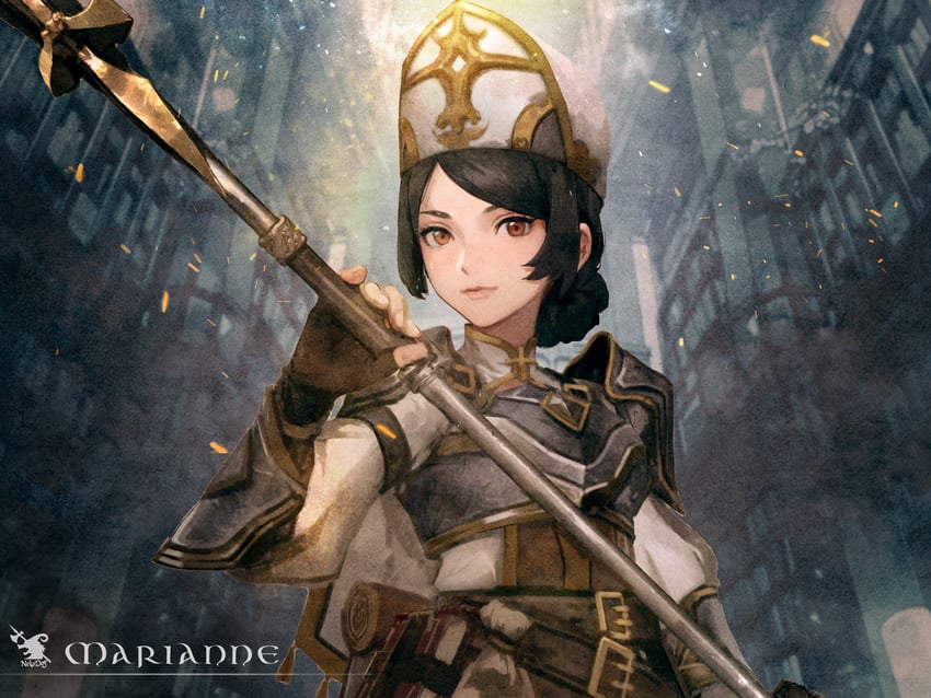marianne (wizardry and 1 more) drawn by kjk_kat12349