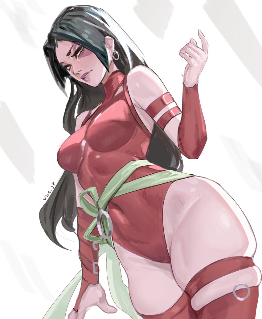 psylocke (marvel and 2 more) drawn by vile_(vile_jp)