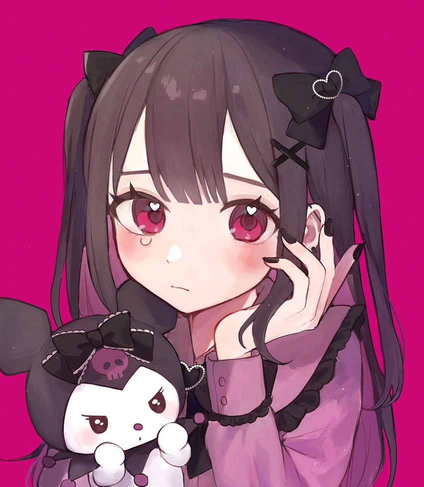 kuromi (original and 2 more) drawn by nano_mochi