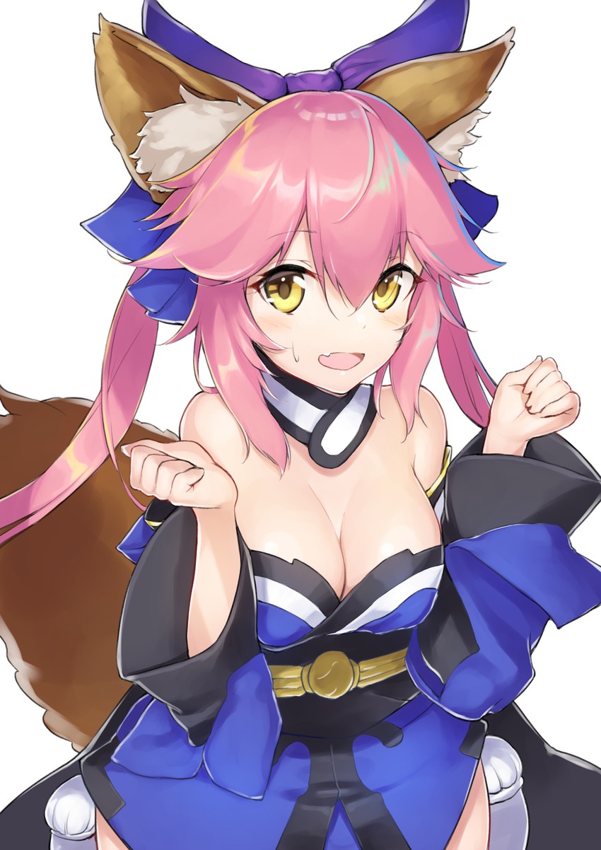 tamamo and tamamo no mae (fate and 1 more) drawn by dabuki