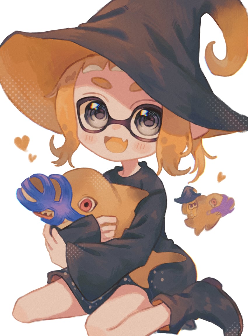 inkling player character and inkling girl (splatoon and 1 more) drawn by ochocho2828