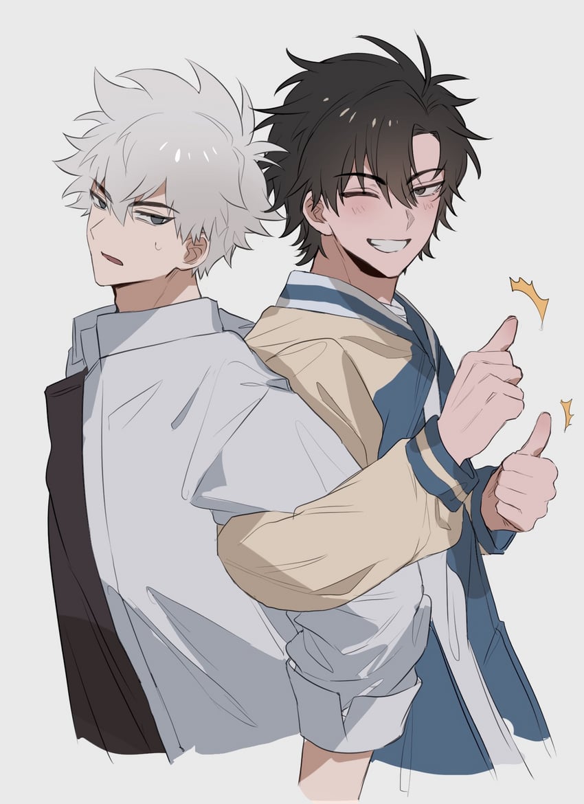 cheng xiaoshi and lu guang (shiguang dailiren) drawn by justjust_monika