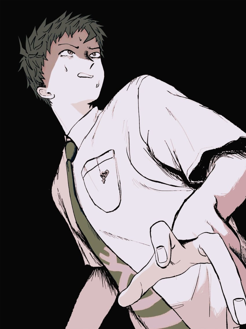 hinata hajime (danganronpa and 1 more) drawn by uri_ka55