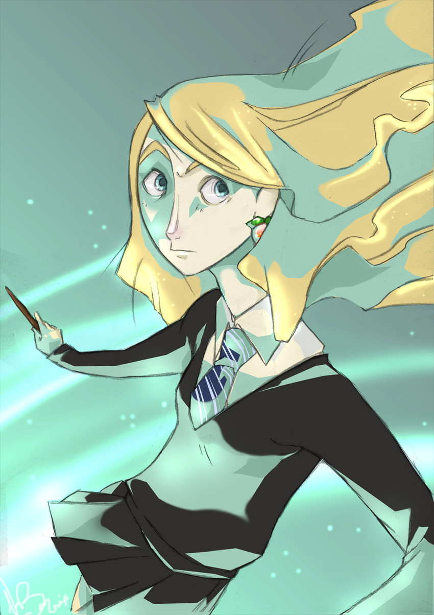 luna lovegood (wizarding world and 1 more) drawn by nina-serena