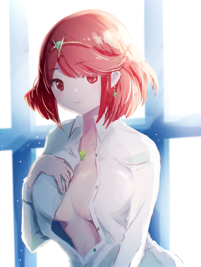 pyra (xenoblade chronicles and 1 more) drawn by takumi_(user_xmwf4727)