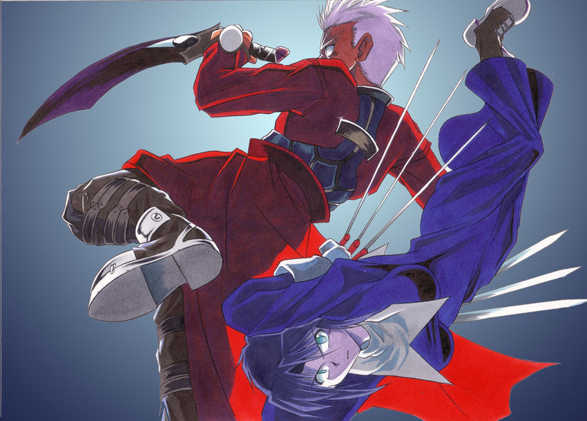 archer and ciel (fate and 3 more) drawn by angeldust