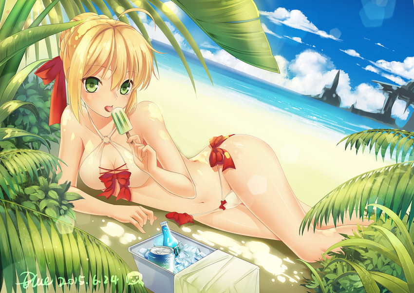 nero claudius (fate and 1 more) drawn by blue_(bluelot)