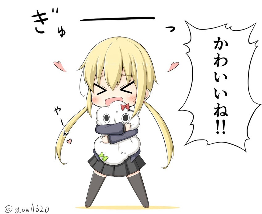 satsuki, miss cloud, and satsuki kai ni (kantai collection) drawn by goma_(yoku_yatta_hou_jane)