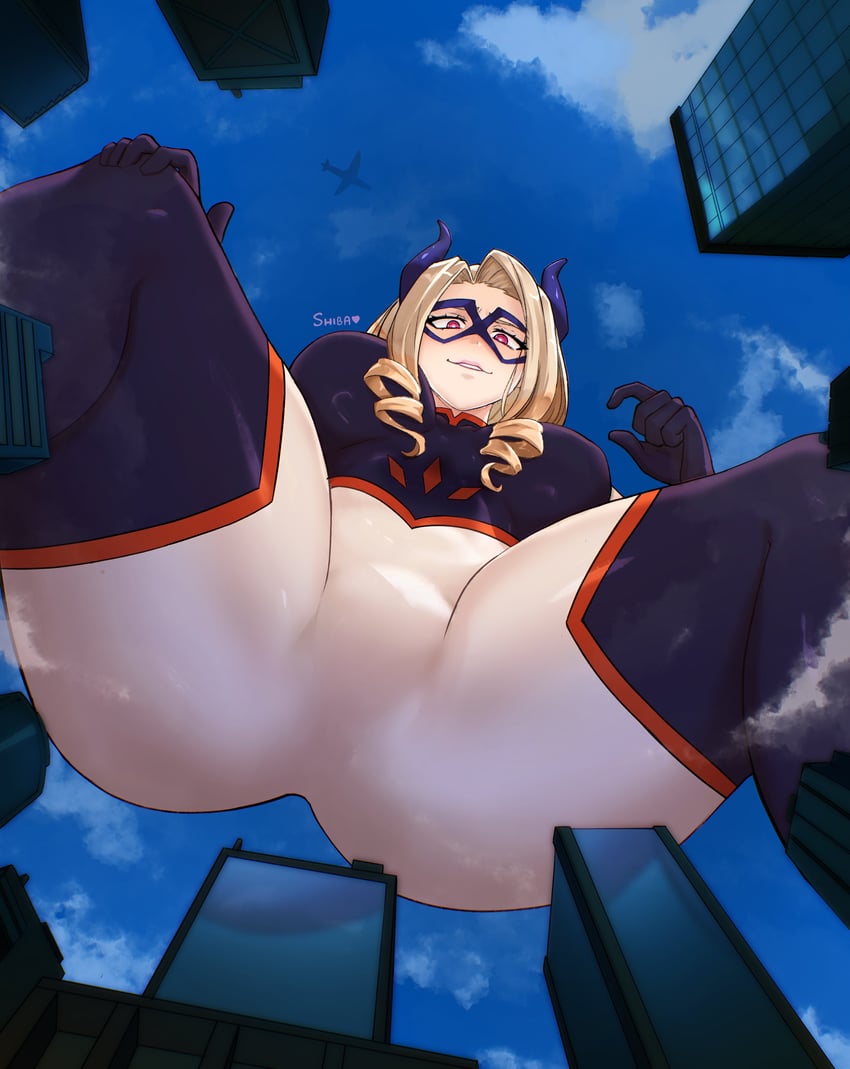 mount lady (boku no hero academia) drawn by shibbunny