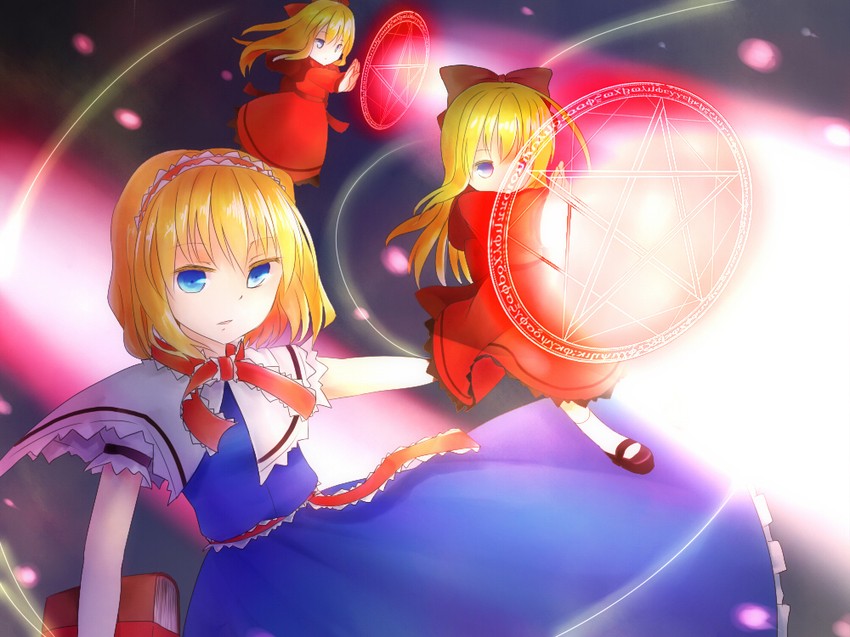 alice margatroid and hourai doll (touhou) drawn by reina_(tyty123)