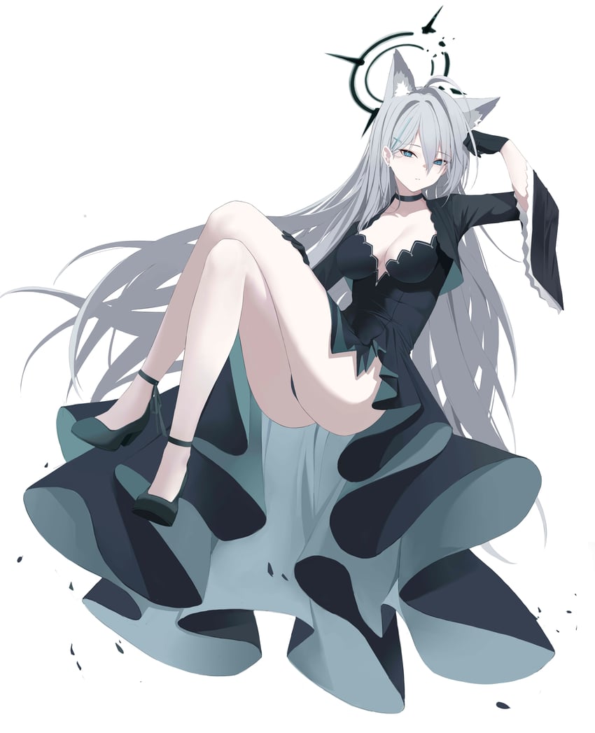 shiroko and shiroko terror (blue archive) drawn by kuyoumi