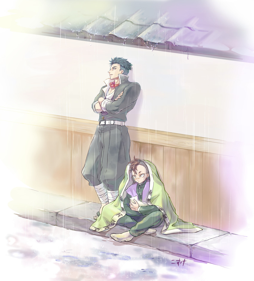 shinazugawa genya and himejima gyoumei (kimetsu no yaiba) drawn by s-kumikyoku