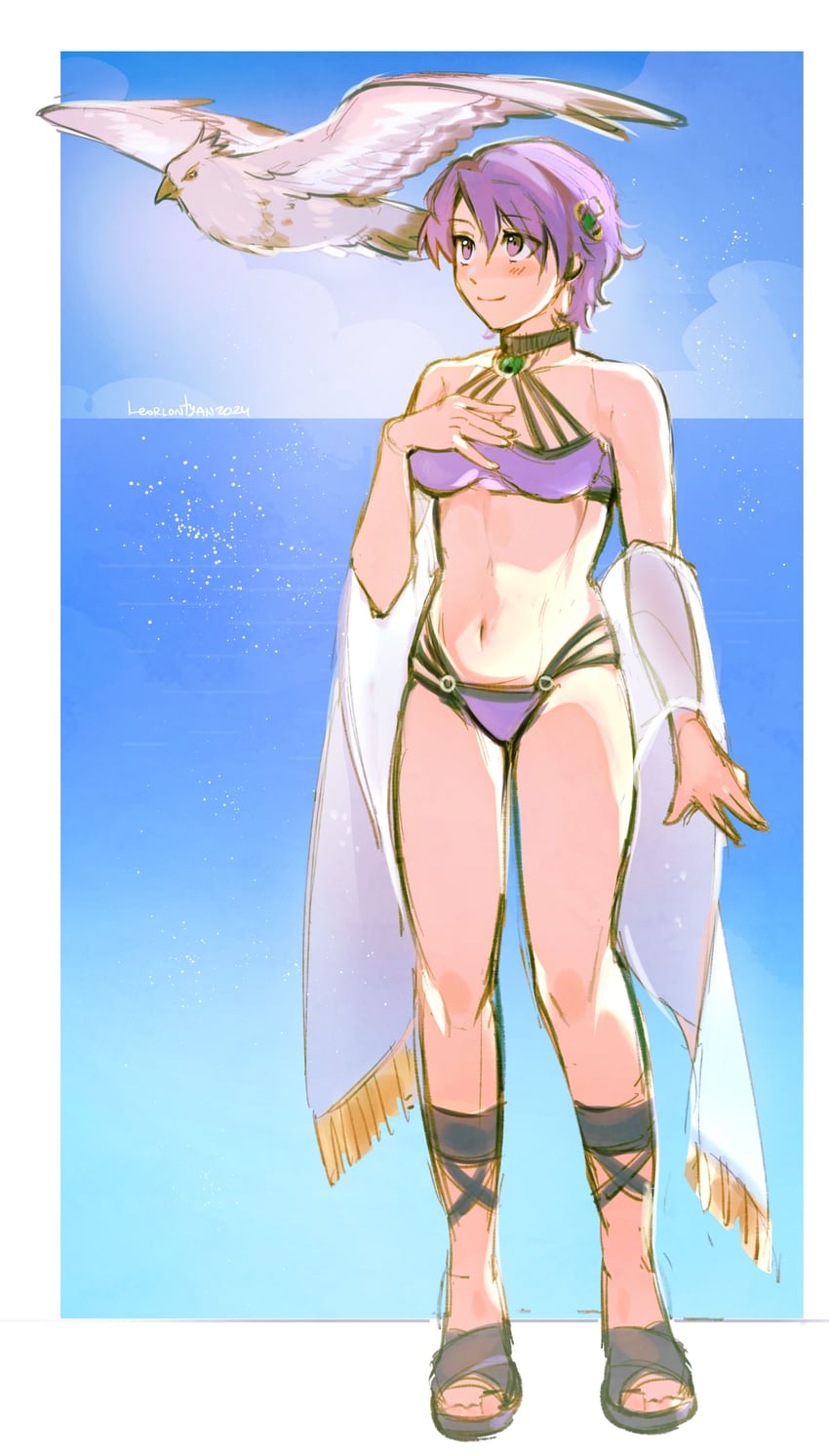 kloe rinz and sieg (eiyuu densetsu and 2 more) drawn by leorlontyan
