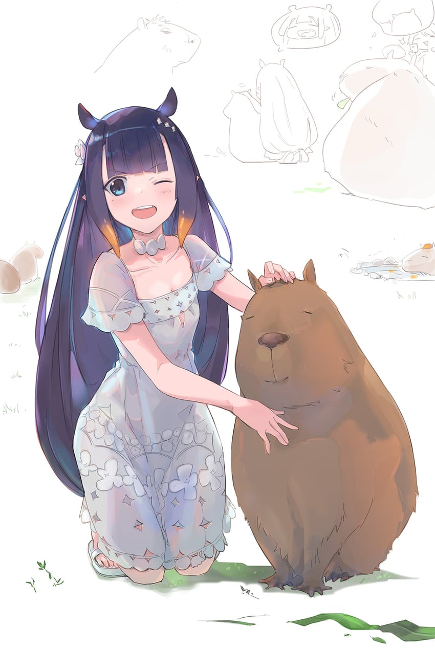ninomae ina'nis (hololive and 1 more) drawn by tallgeese_(lgeesel)