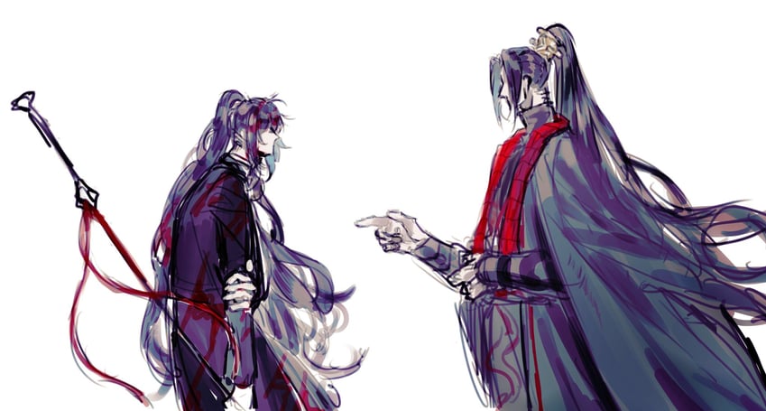 hong lu and jia qiu (project moon and 1 more) drawn by labyrinth6868