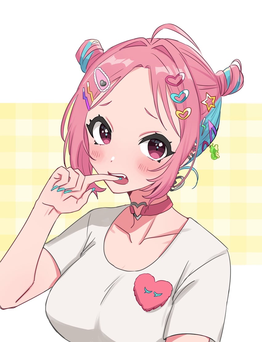 yumemi riamu (idolmaster and 1 more) drawn by sukoyaka_(100hituzi)